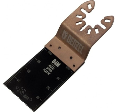 Насадка для реноватора Denzel 782 305 пазовая прямая, bim, по металлу и дереву, 33x1,4 м [782305]