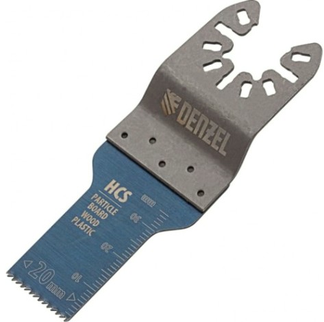 Насадка для реноватора Denzel 782 309 пазовая прямая, hcs, по дереву, 20х1,4 мм, мелкий [782309]
