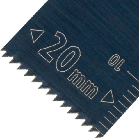 Насадка для реноватора Denzel 782 309 пазовая прямая, hcs, по дереву, 20х1,4 мм, мелкий [782309]