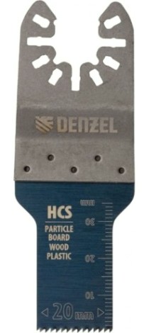 Насадка для реноватора Denzel 782 309 пазовая прямая, hcs, по дереву, 20х1,4 мм, мелкий [782309]