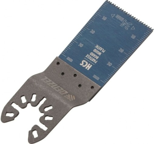 Насадка для реноватора Denzel 782 312 пазовая прямая, hcs, по дереву, 34х1,4 мм, мелкий [782312]