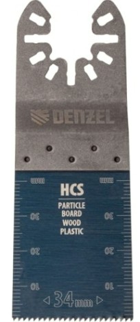 Насадка для реноватора Denzel 782 312 пазовая прямая, hcs, по дереву, 34х1,4 мм, мелкий [782312]