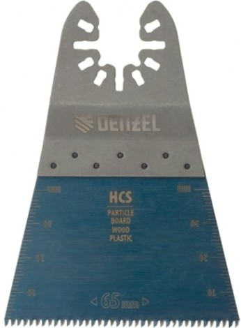 Насадка для реноватора Denzel 782 313 прямая, hcs, по дереву, ламинату, 65х1,8 мм, крупн [782313]