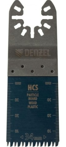 Насадка для реноватора Denzel 782 315 пазовая прямая, hcs, по дереву, ламинату, 34х2,5 м [782315]