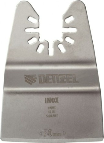 Насадка для реноватора Denzel 782 317 inox, для снятия краски, ширина 50 мм, ступенчатая [782317]
