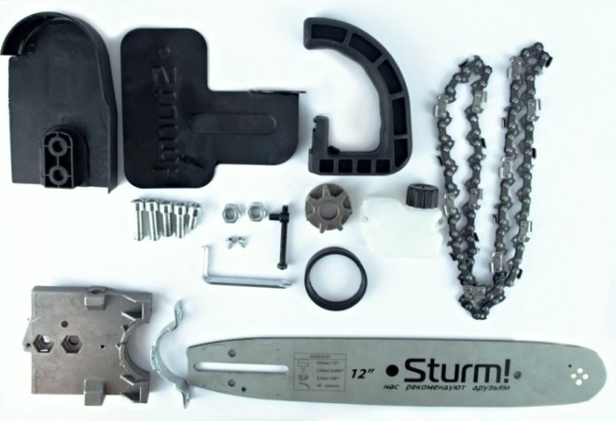 Насадка на УШМ Sturm AGCS12-01 цепная пила 12'' Насадка на УШМ Sturm AGCS12-01 цепная пила 12''