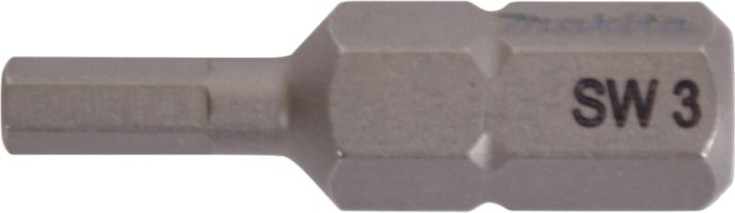 Насадка шестигранная MAKITA P-21375 hex3.0, 25 мм, e-form (mz), 10 шт.