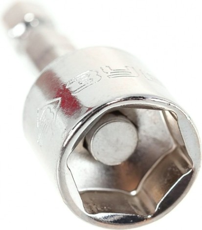 Насадка шестигранная ЗУБР МАСТЕР с торцовой головкой, магнитные, cr-v, e 1/4", 13х4 [26392-13-02]