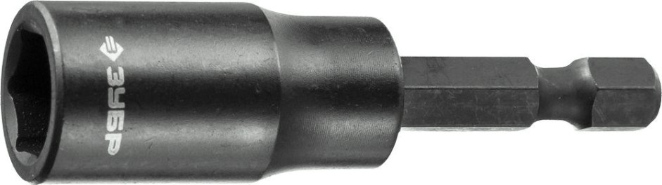Насадка шестигранная ЗУБР ПРОФЕССИОНАЛ с торцовой головкой, e 1/4", 10мм, 1шт [26377-10]