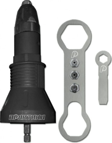 Насадка заклепочник ПРАКТИКА 28 мм 2,4-4,8 мм 8000Н 791-608 [791-608]