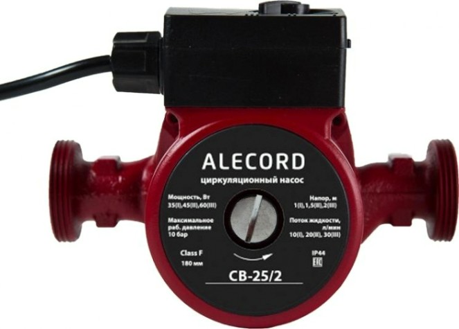 Насос циркуляционный ALECORD C-25/2 с кабелем [4640039482529]