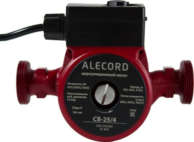 Насос циркуляционный ALECORD C-25/4 с кабелем [4640130924188]