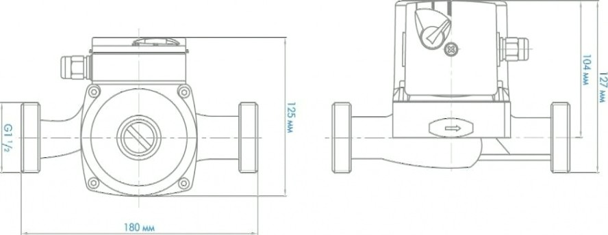 Насос циркуляционный ДЖИЛЕКС ЦИРКУЛЬ 25/40 PREMIUM [2541]