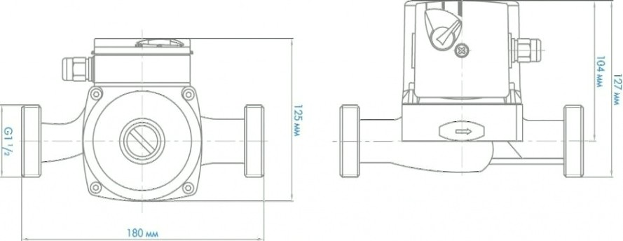 Насос циркуляционный ДЖИЛЕКС ЦИРКУЛЬ 25/60 PREMIUM [2561]