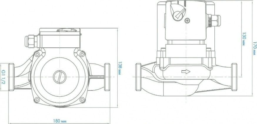 Насос циркуляционный ДЖИЛЕКС ЦИРКУЛЬ 25/80 PREMIUM [2581]
