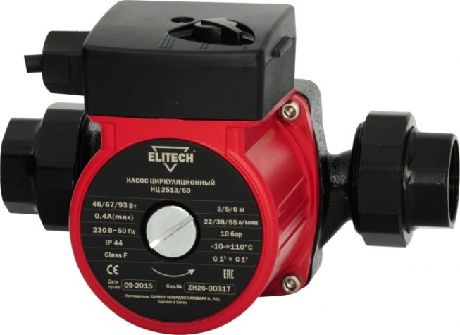 Насос циркуляционный ELITECH НЦ 2513/6Э [180465]