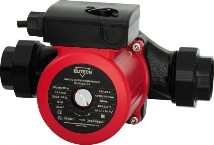 Насос циркуляционный ELITECH НЦ 3218/8Э [180471]