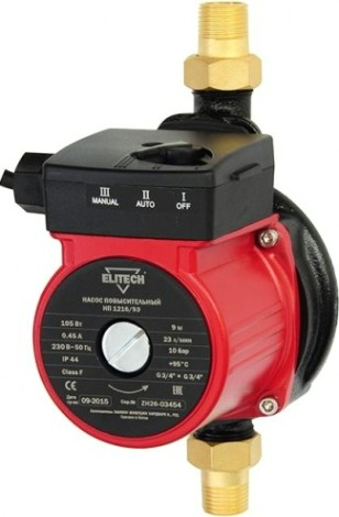 Насос циркуляционный ELITECH НП 1216/9Э [181578]