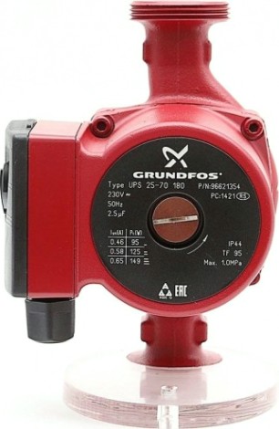Насос циркуляционный GRUNDFOS UPS 25- 70 96621354 [НС-0027418]