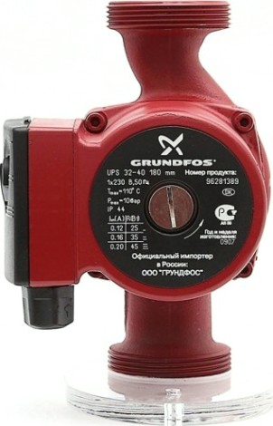 Насос циркуляционный GRUNDFOS UPS 32- 40 с гайками, 96281389 [НС-0027463]