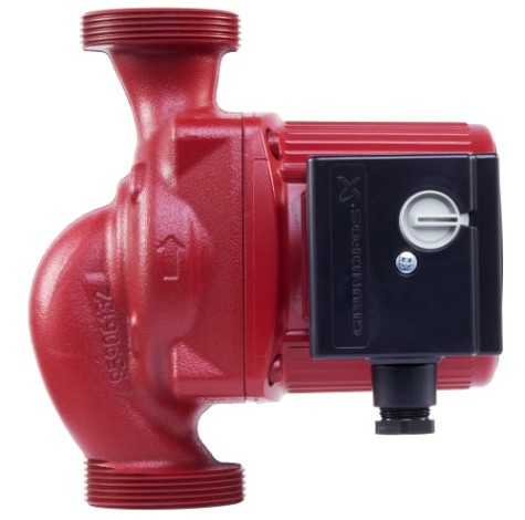 Насос циркуляционный GRUNDFOS UPS 32- 80 EU с гайками, 95906442 [НС-1638238]