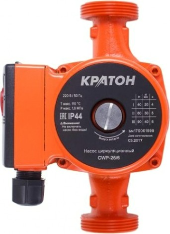 Насос циркуляционный КРАТОН CWP-25/6 [5 04 07 005]