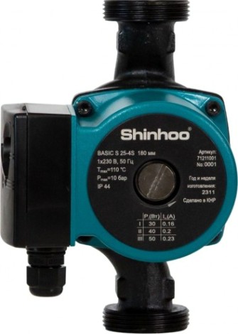 Насос циркуляционный SHINHOO BASIC S 25-6S 180 [НС-1514895]