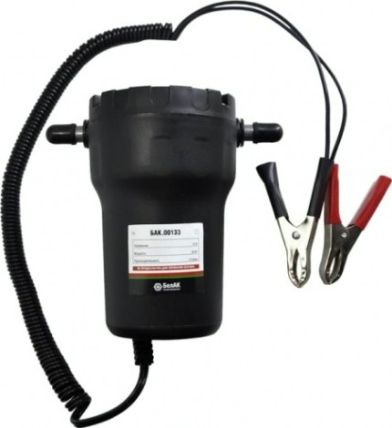 Насос для масла электрический БелАК ПЛУТОН замены 12v, 4 л/мин [БAK.00132]