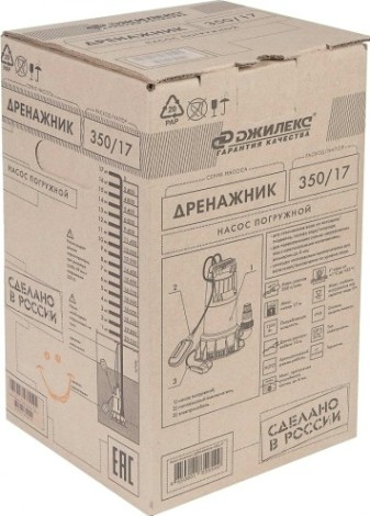Насос дренажный ДЖИЛЕКС ДРЕНАЖНИК 350/17 [5150]