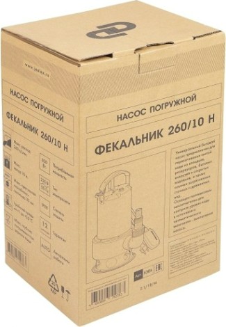 Насос дренажный ДЖИЛЕКС ФЕКАЛЬНИК 260/10 Н [5306]