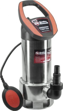Насос дренажный QUATTRO ELEMENTI DRENAGGIO 1100F INOX [770-742]