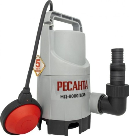 Насос дренажный Ресанта НД- 8000П/35 [77/2/1]