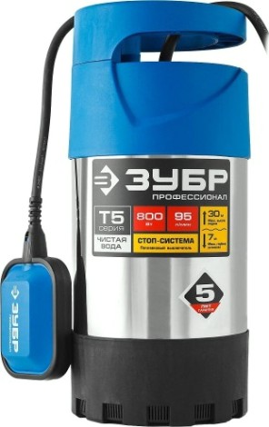 Насос дренажный ЗУБР НПЧ-Т5- 800-С [НПЧ-Т5-800-С]