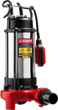 Насос дренажный ЗУБР НПФ-1350 с режущим механизмом [НПФ-1350-Р]