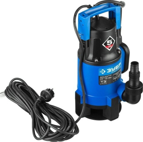 Насос дренажный ЗУБР НПГ-Т3- 750 [НПГ-Т3-750]