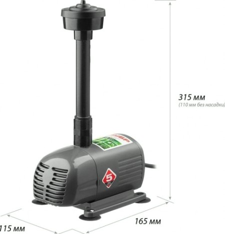 Насос фонтанный ЗУБР ЗНФЧ-25-2.0 Насос фонтанный ЗУБР ЗНФЧ-25-2.0