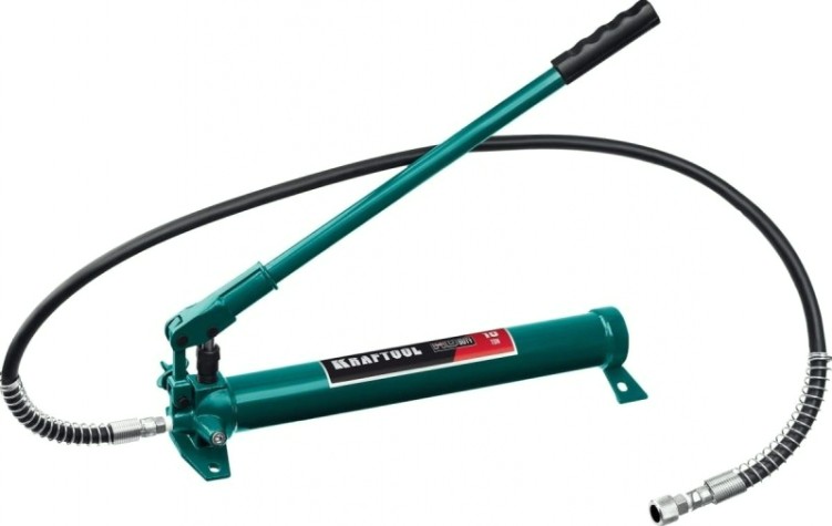 Насос гидравлический KRAFTOOL 43425-10 10 тонн, шланг 1,5 м Насос гидравлический KRAFTOOL 43425-10 10 тонн, шланг 1,5 м