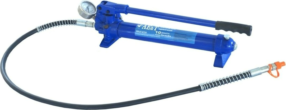 Насос гидравлический ручной AE&T T03010PM 10 т с манометром Насос гидравлический ручной AE&T T03010PM 10 т с манометром