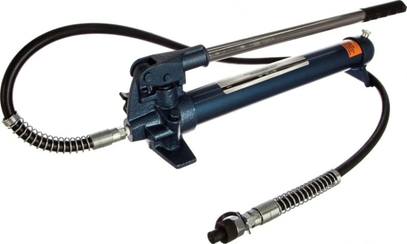 Насос гидравлический со шлангом STELS 10 т для 10-тонной растяжки [51358]