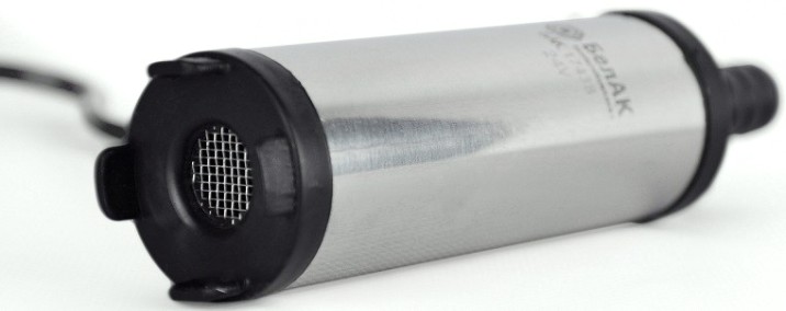 Насос перекачки топлива БелАК 24V D38 погружной, съемный фильтр, для канистр (БAK.17438) [БАК.17438]