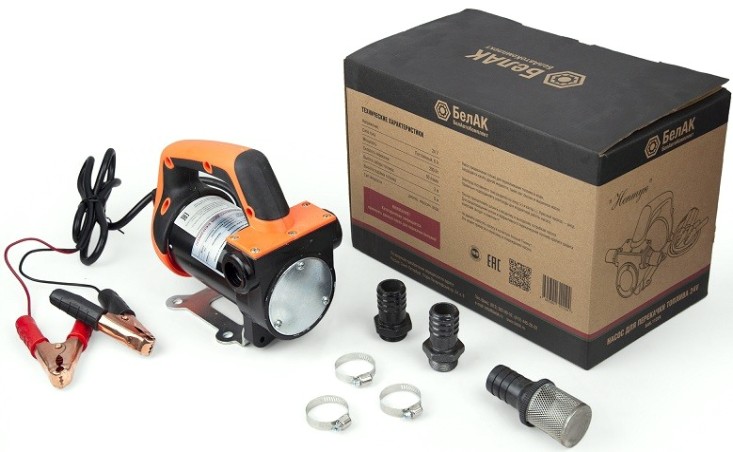 Насос перекачки топлива БелАК "Нептун" 24V, 50 л/мин (БАК.11224) [БАК.11224]