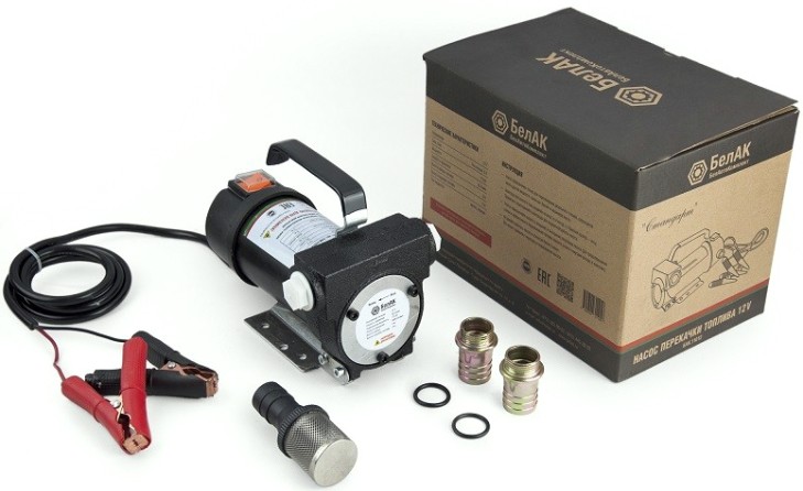 Насос перекачки топлива БелАК "Стандарт-М" 12V, 50 л/мин (БАК.11014) [БАК.11014]