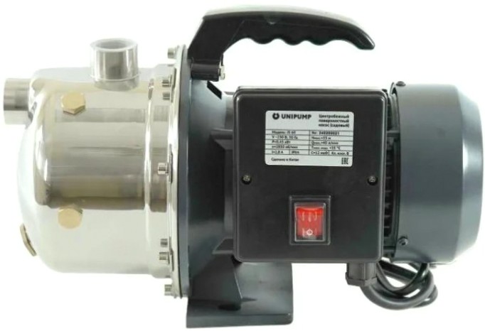 Насос поверхностный UNIPUMP JS100 с ручкой и кнопкой включения [93838]