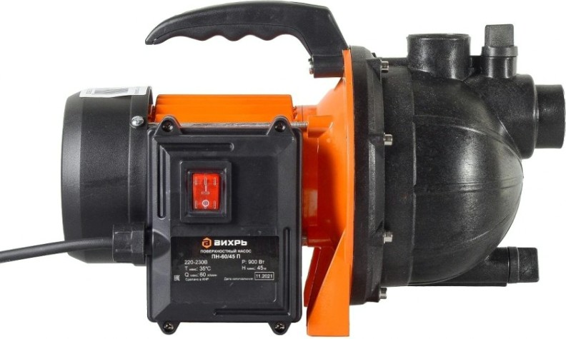 Насос поверхностный ВИХРЬ ПН 60/45 П [68/4/12]