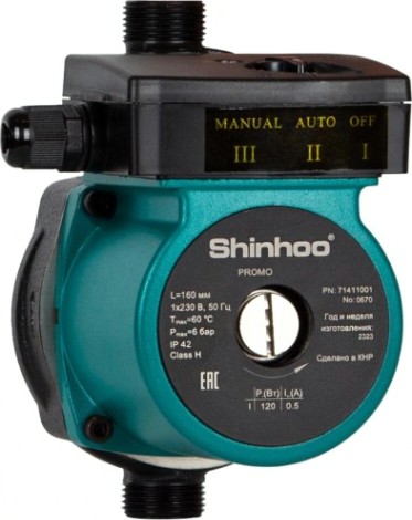 Насос повысительный SHINHOO PROMO 15-12A [НС-1514916]