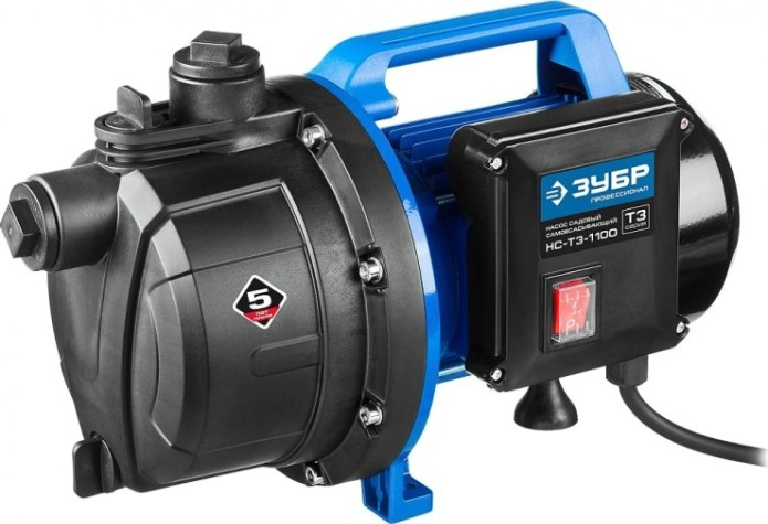 Насос садовый ЗУБР НС-Т3-1100