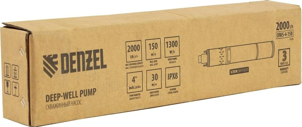 Насос скважинный Denzel DWS-4-150 [97254]
