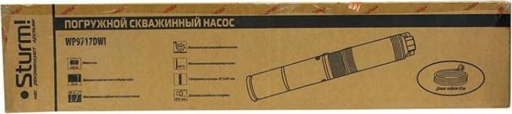 Насос скважинный Sturm WP9717DWI
