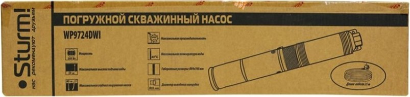 Насос скважинный Sturm WP9724DWI