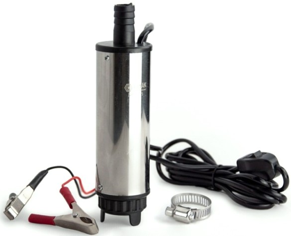 Насос топливный электрический БелАК 12V D50 перекачки погружной со съемным фильтром [БАК.00075]